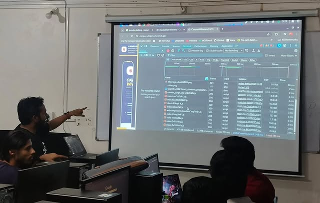Live demonstration during session